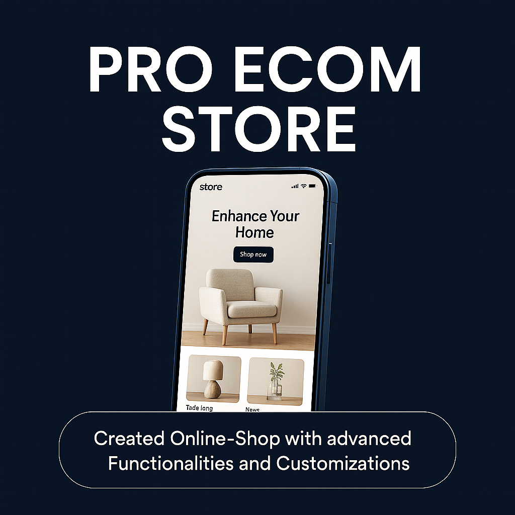 🔵 Pro Incl. Shop + Setup + Basic Marketing & Support