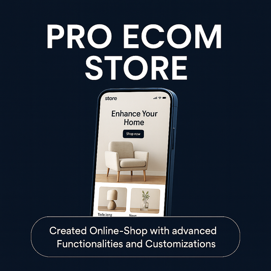 🔵 Pro Incl. Shop + Setup + Basic Marketing & Support
