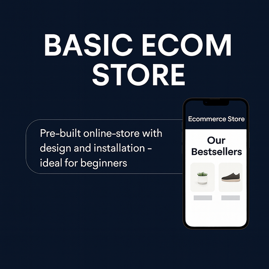 🟢 Basic ready online shop with design + installation