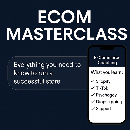 💻 ECOM MASTERCLASS – Learn e-commerce from A to Z